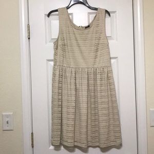 George eyelet dress